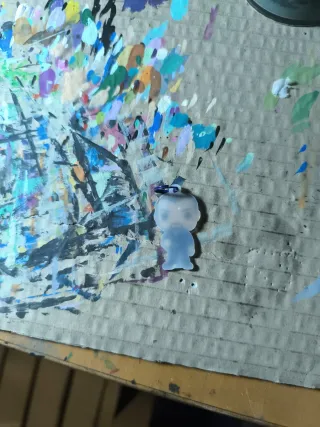 Llavero acrílico plano Doctor Who, El Amo clásico