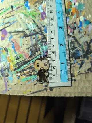 Llavero acrílico plano Doctor Who, El Amo clásico