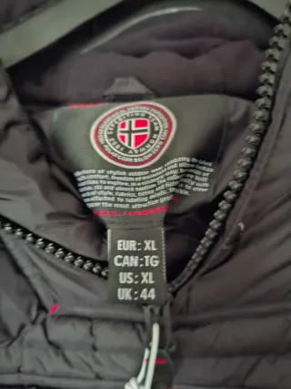 Parka Geographical Norway Negra Talla XL