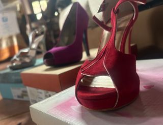 Zapatos de fiesta/boda Pecas como nuevos