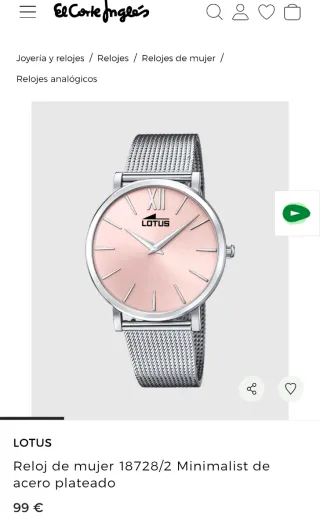 Reloj Lotus 18728/2 Minimalist Mujer