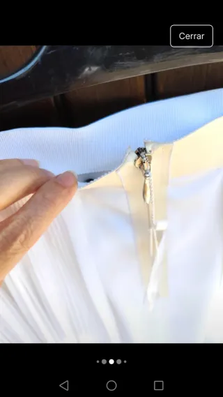 Falda Sportmax blanca plisada