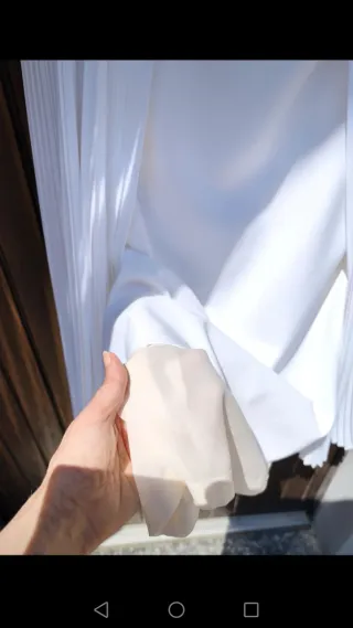 Falda Sportmax blanca plisada