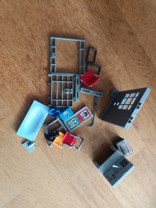 Lote Playmobil Policía y Helicóptero