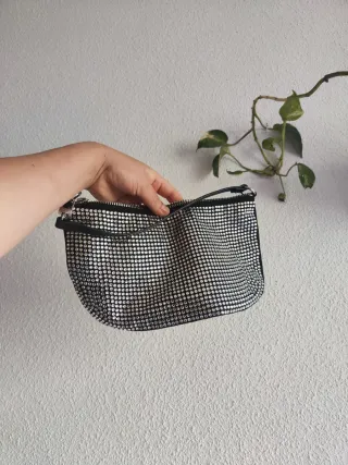 Bolso de mano con brillos