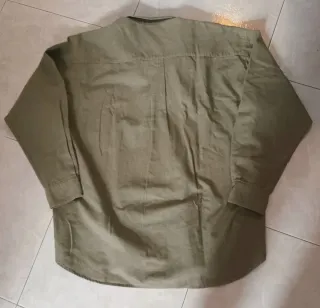 Camisa verde oliva hombre