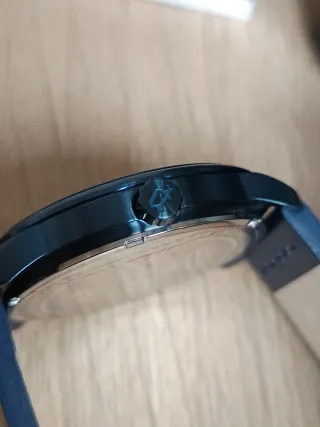 Reloj Police Azul Metalizado Calavera Nuevo