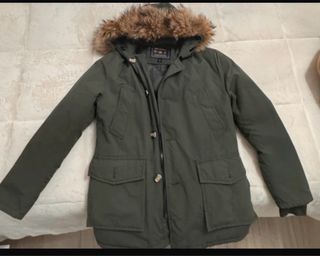 modello Woolrich Giubbotto Verde Taglia M