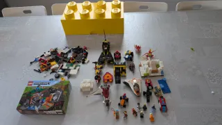 Juego Minecraft, Piezas, Caja Lego 50x25 cms.