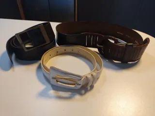 Lotto cinture donna pelle