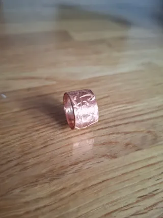 Anello in Rame Fatto a Mano