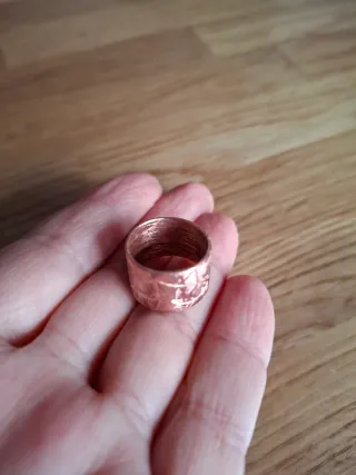 Anello in Rame Fatto a Mano