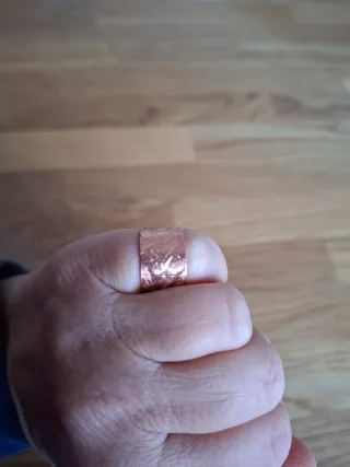 Anello in Rame Fatto a Mano