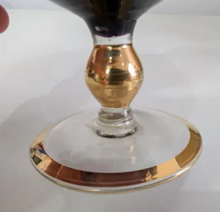 VINTAGE, Copa color Rubí Ucagco, años 50