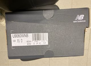 New Balance 9060 Beige/Bianco Unisex Nuove