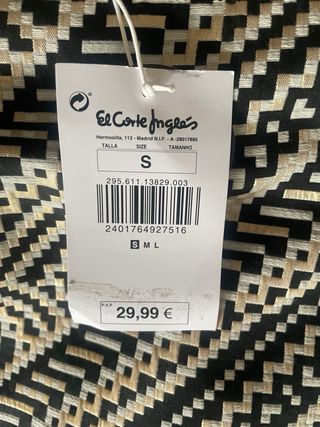 Minifalda geométrica cremallera lateral