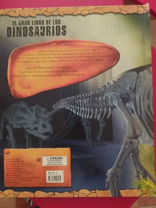 EL GRAN LIBRO DE LOS DINOSAURIOS (+de3años)