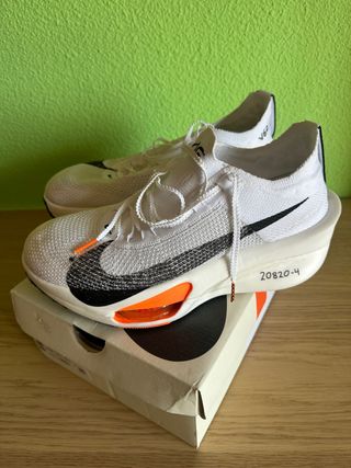 Nike Alphafly Next% Naranja Blanco