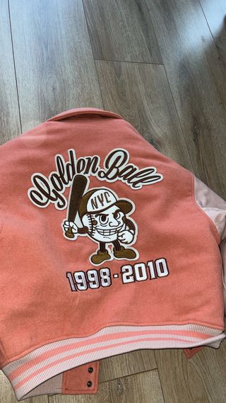 Cazadora Bomber Zara M Acolchada Parches