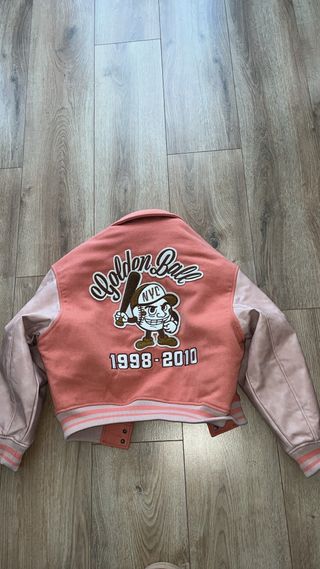 Cazadora Bomber Zara M Acolchada Parches