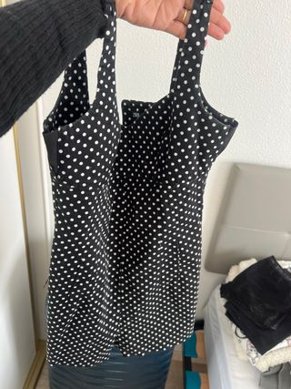 Mono Zara Negro Lunares Talla S
