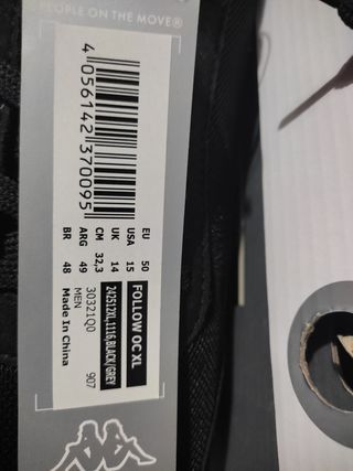 Deportivas Kappa Hombre Talla 50 Nuevas a estrenar