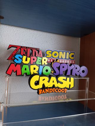 Letreros videojuegos clásicos retro