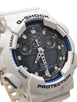 RELOJ CASIO GSHOCK GA-100B BLANCO