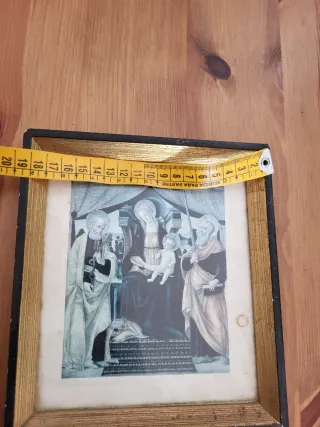 Cuadro religioso antiguo