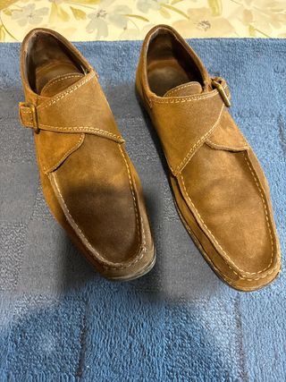 Mocasines de ante marrón