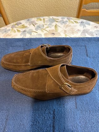 Mocasines de ante marrón