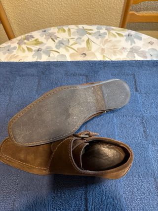 Mocasines de ante marrón