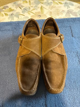 Mocasines de ante marrón