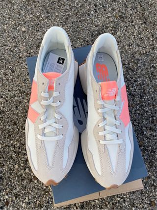 New Balance 327 Pelle Bianco/Rosa Tg. 43