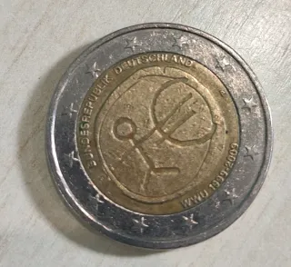 Moneda 2 Euros Alemania WWU 1999-2009