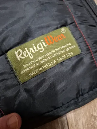 Refrigiwear Giubbotto Smanicato Rosso Taglia XS