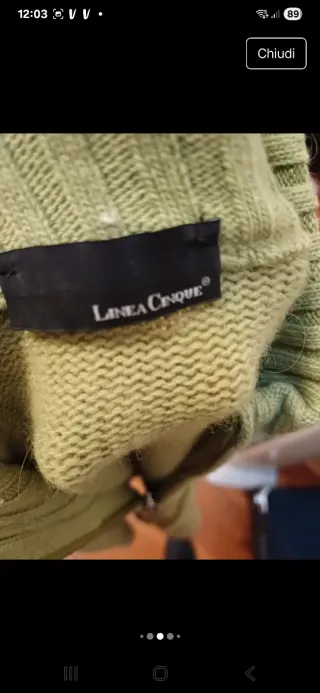 Cardigan misto lana con zip