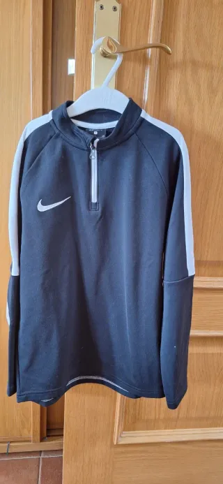 Sudadera Nike Infantil Talla S Negra