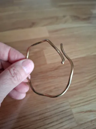 Braccialetto ottone fatto a mano