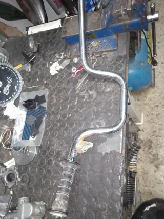 Manillar Derbi Variant Cromado