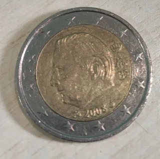 Moneda 2 Euros 2008 Bélgica