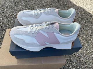 New Balance 327 Pelle Bianco/lilla Tg 43