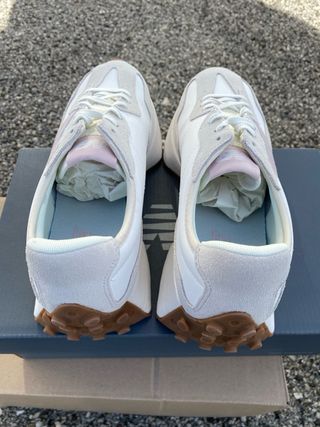 New Balance 327 Pelle Bianco/lilla Tg 43