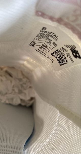 New Balance 327 Pelle Bianco/lilla Tg 43