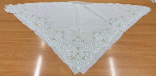 Pico Fallera Batista Blanca, bord. blanco y Oro