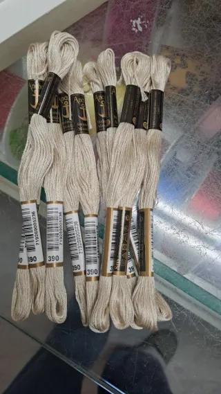 2 Madejas Hilo Bordar Anchoe