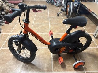 Bicicleta infantil Btwin naranja