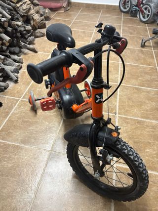 Bicicleta infantil Btwin naranja
