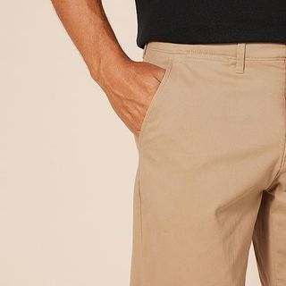 Pantalón Chino Elástico Deportivo Beige 42W 34L