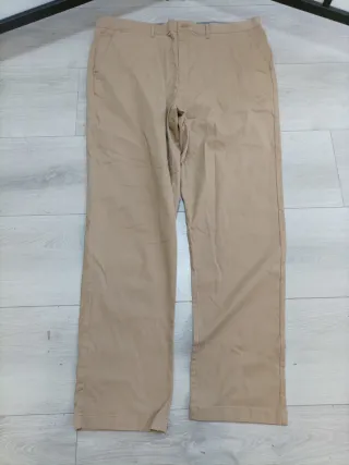 Pantalón Chino Elástico Deportivo Beige 42W 34L